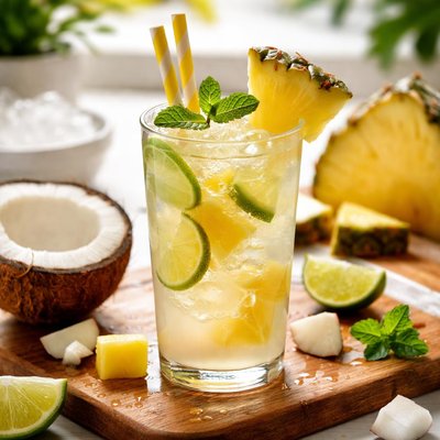 Pineapple coconut water
