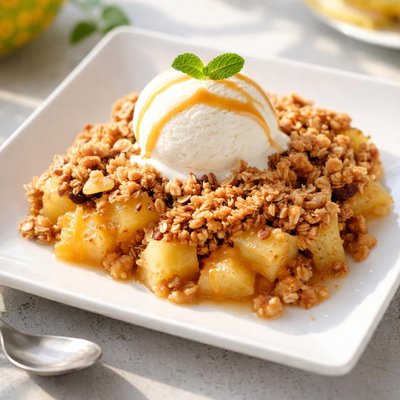 Pineapple crumble