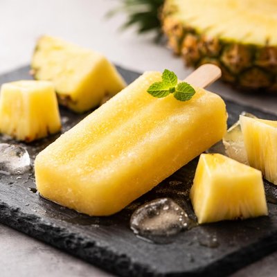 Pineapple frozen fruit bar