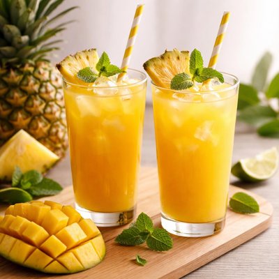 Pineapple mango juice