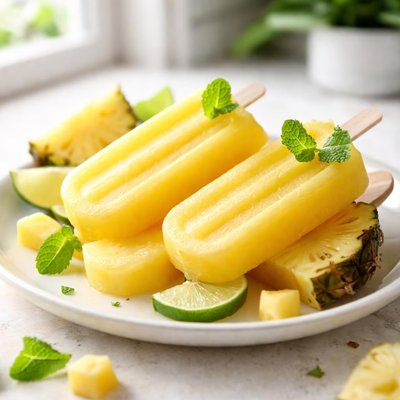 Pineapple popsicle