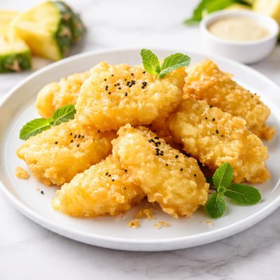 Pineapple tempura