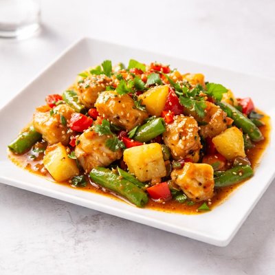 Pineapple thai chicken