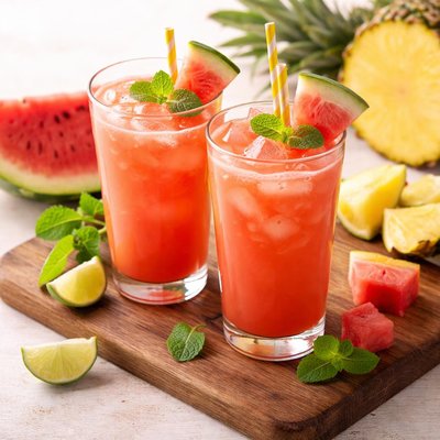 Pineapple watermelon juice