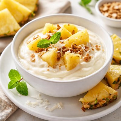 Pineapple yogurt