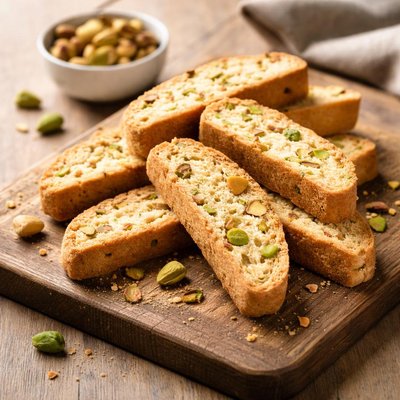 Pistachio biscotti