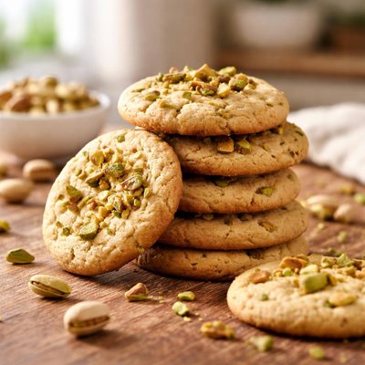 Pistachio cookies