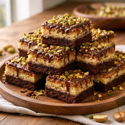 Pistachio kunafa chocolate