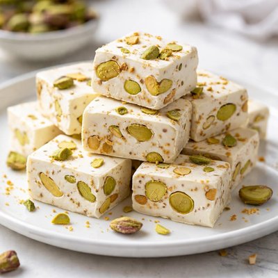 Pistachio nougat