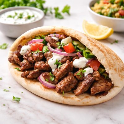 Pita lamb shoarma