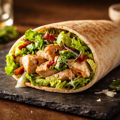 Pita pit regular chicken ceasar