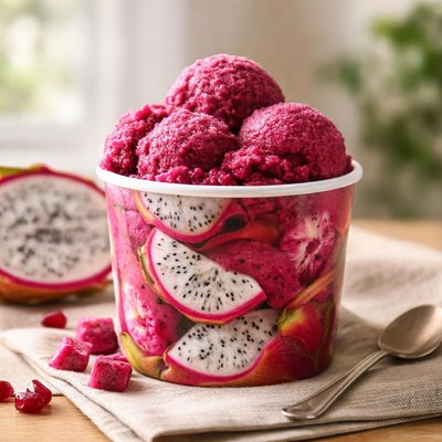 Pitaya foods dragon fruit sorbet