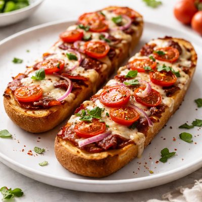Pizza baguette