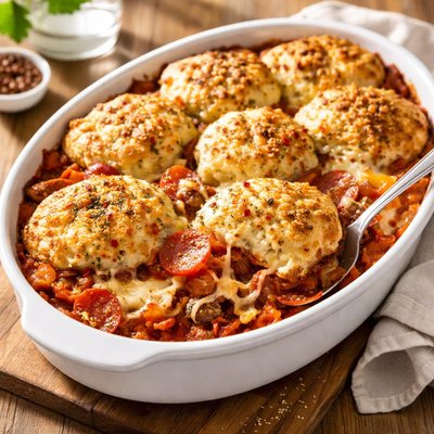 Pizza cobbler