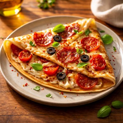 Pizza crepe