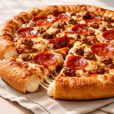 Pizza hut pizza stuffed crust