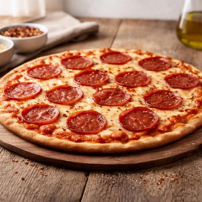 Pizza perfect pepperoni thin base pizza one pizza