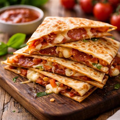 Pizza quesadilla
