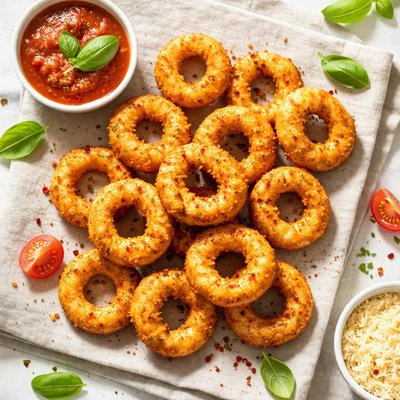 Pizza rings snacks