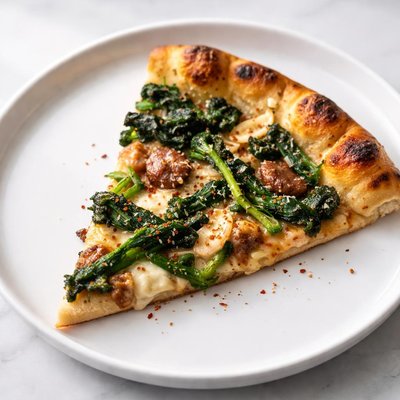 Pizzaolo rapini pizza slice