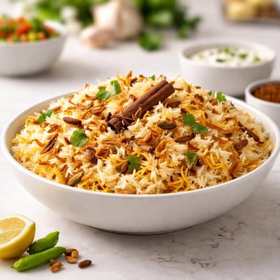 Plain biryani