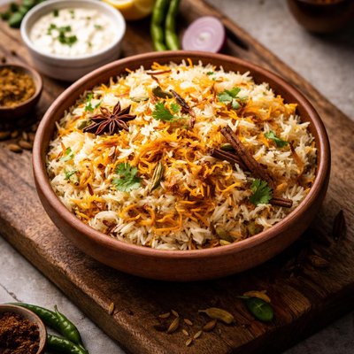 Plain briyani