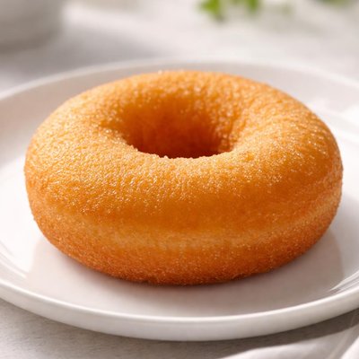 Plain cake donut