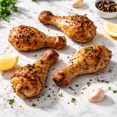 Plain chicken drumstick