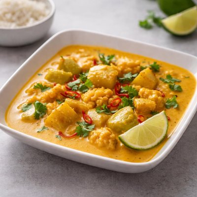Plain coconut curry