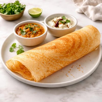 Plain crispy dosa