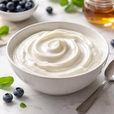 Plain greek yoghurt