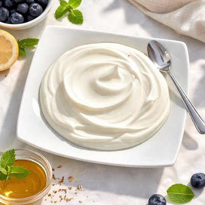 Plain no fat greek yogurt