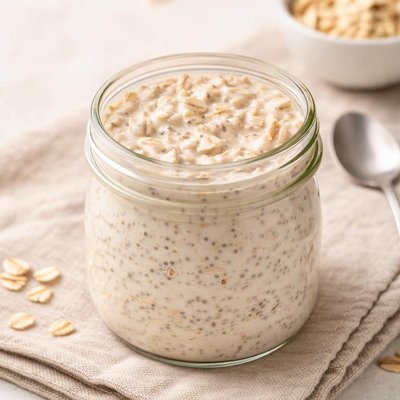 Plain overnight oats