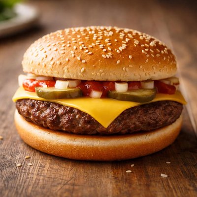 Plain quarter pounder