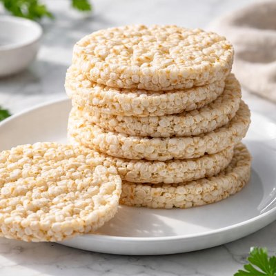 Plain rice cakes