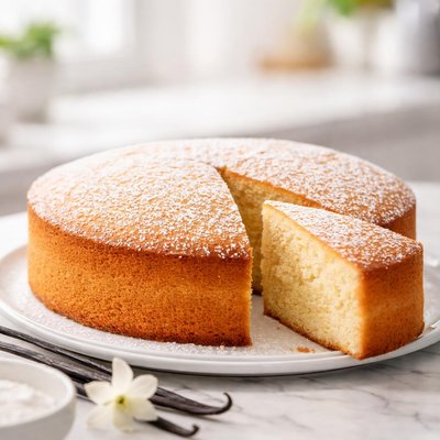 Plain vanilla cake