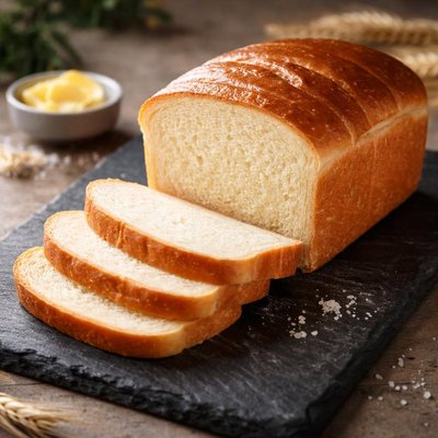Plain white bread