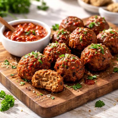 Plant based meatballs
