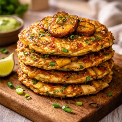 Panqueques de plátano y huevo