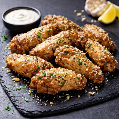 Pluckers garlic parmesan wings