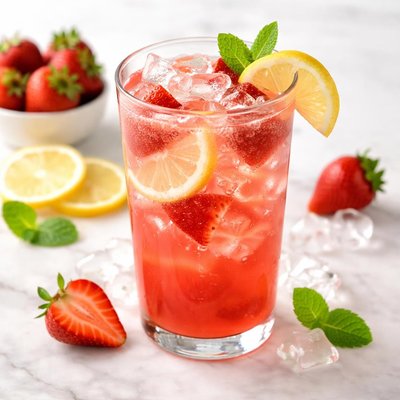 Pluckers strawberry lemonade