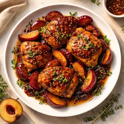Plum chicken