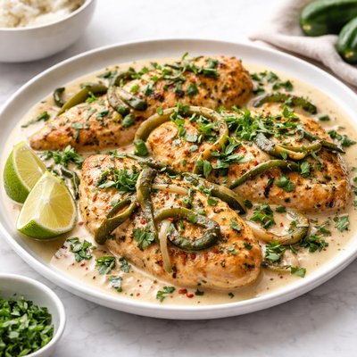 Poblano chicken