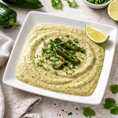Poblano pepper sauce