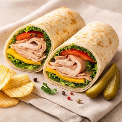 Pocket deli turkey and cheese
