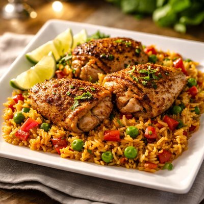 Pollo con arroz