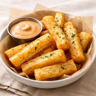 Pollo tropical fries yucca