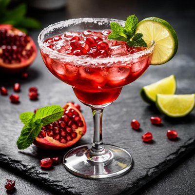 Pomagranate margarita