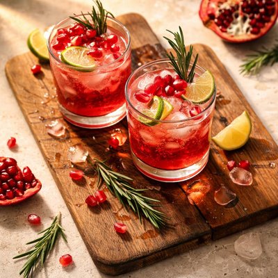 Pomegranate mocktail