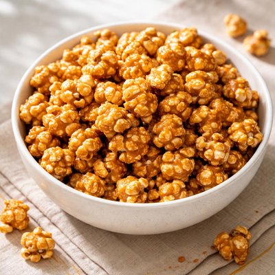 Pop corn caramelized